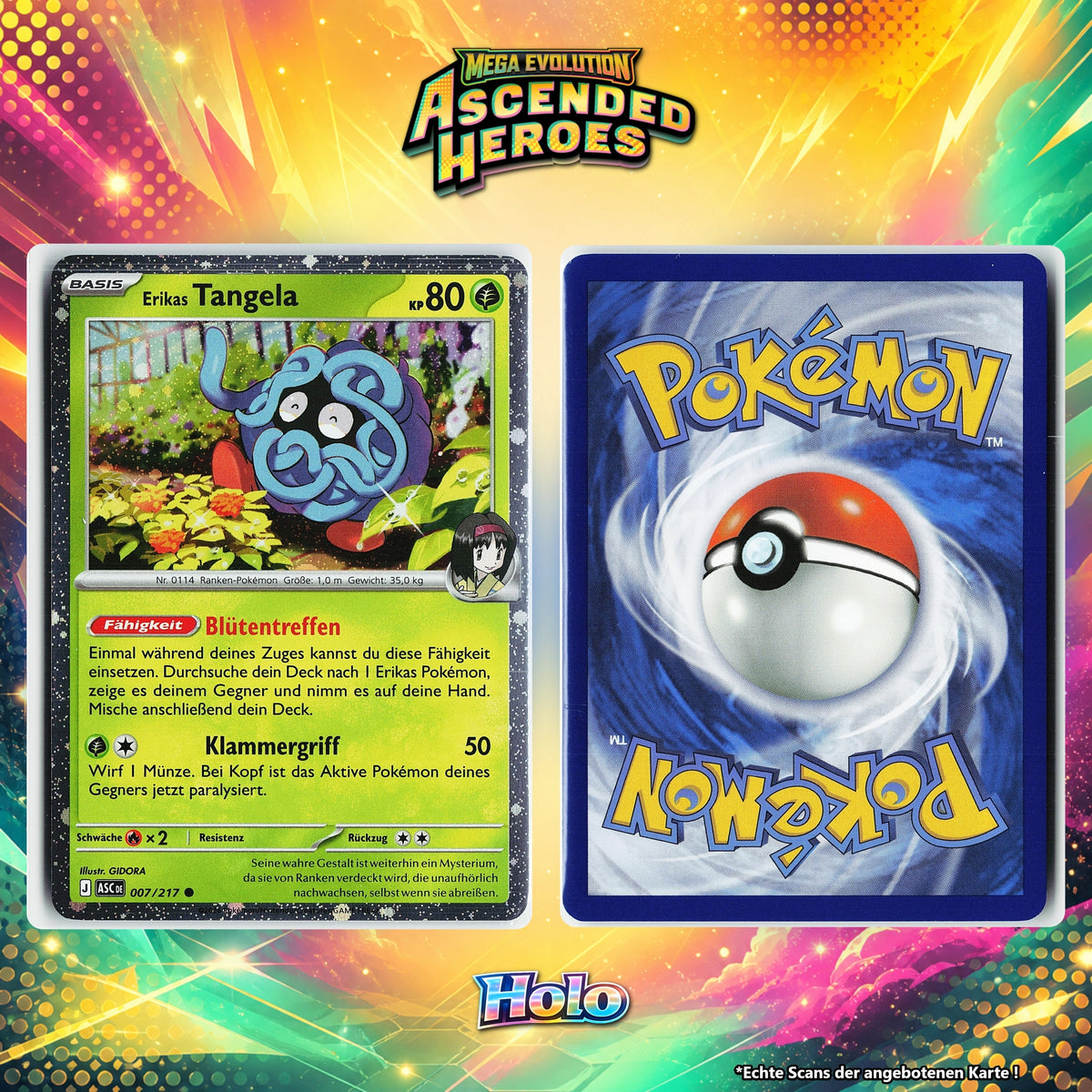Erikas Tangela Holo Cosmos ASC 7/217