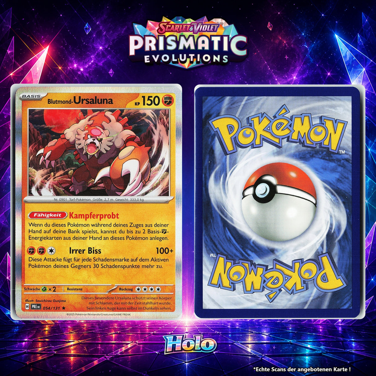 Blutmond Ursaluna Holo PRE 54/131