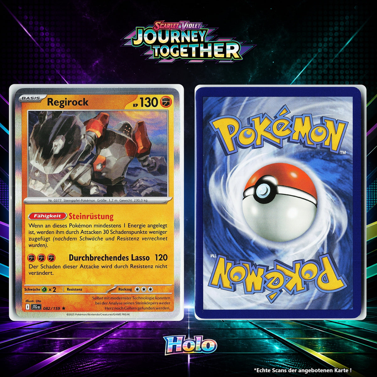 Regirock Holo JTG 82/159