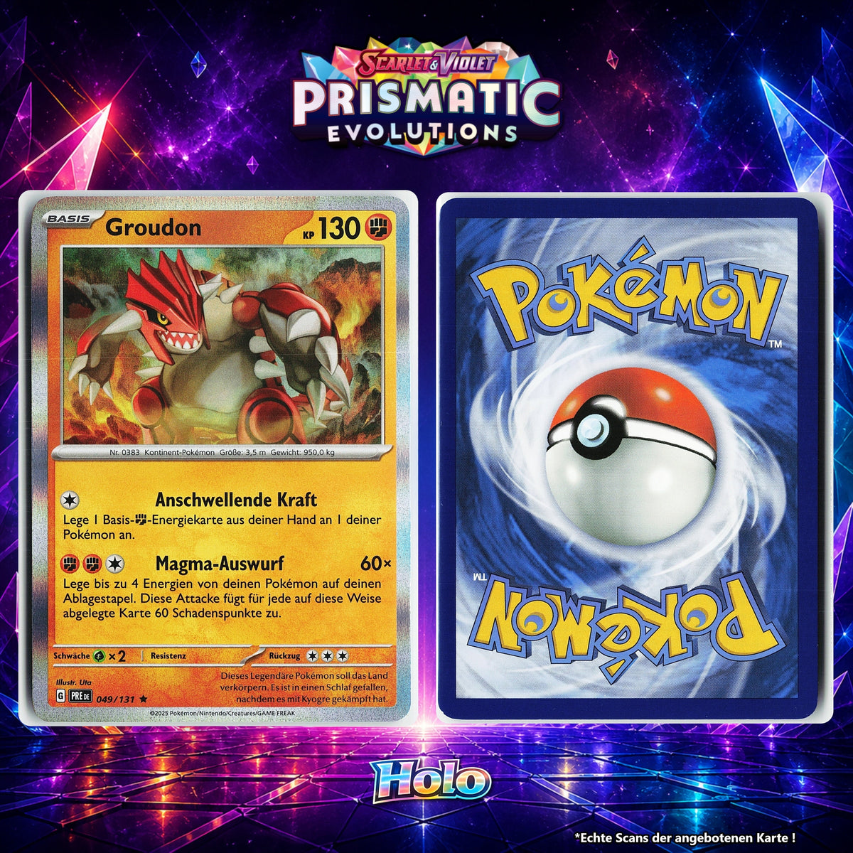 Groudon Holo PRE 49/131