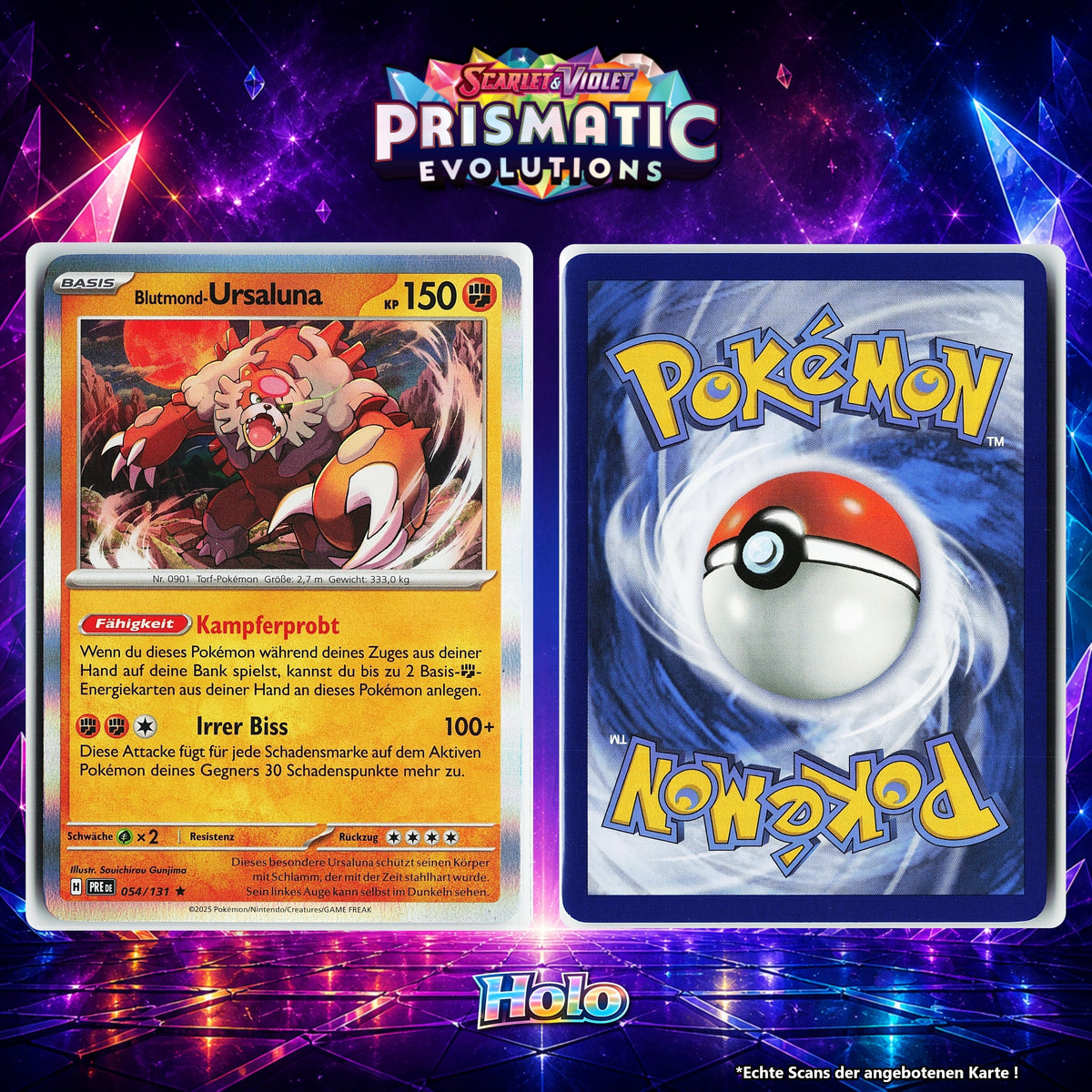 Blutmond Ursaluna Holo PRE 54/131