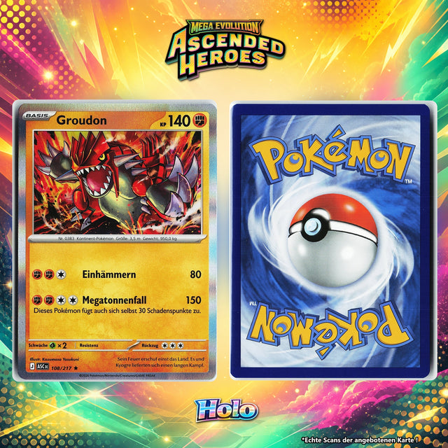 Groudon Holo ASC 108/217