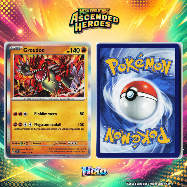 Groudon Holo ASC 108/217