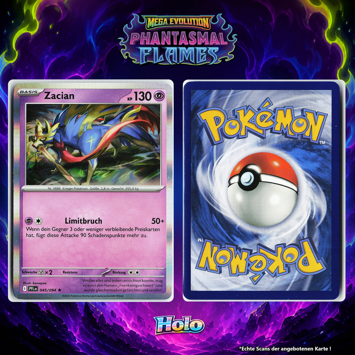 Zacian Holo PFL 45/94