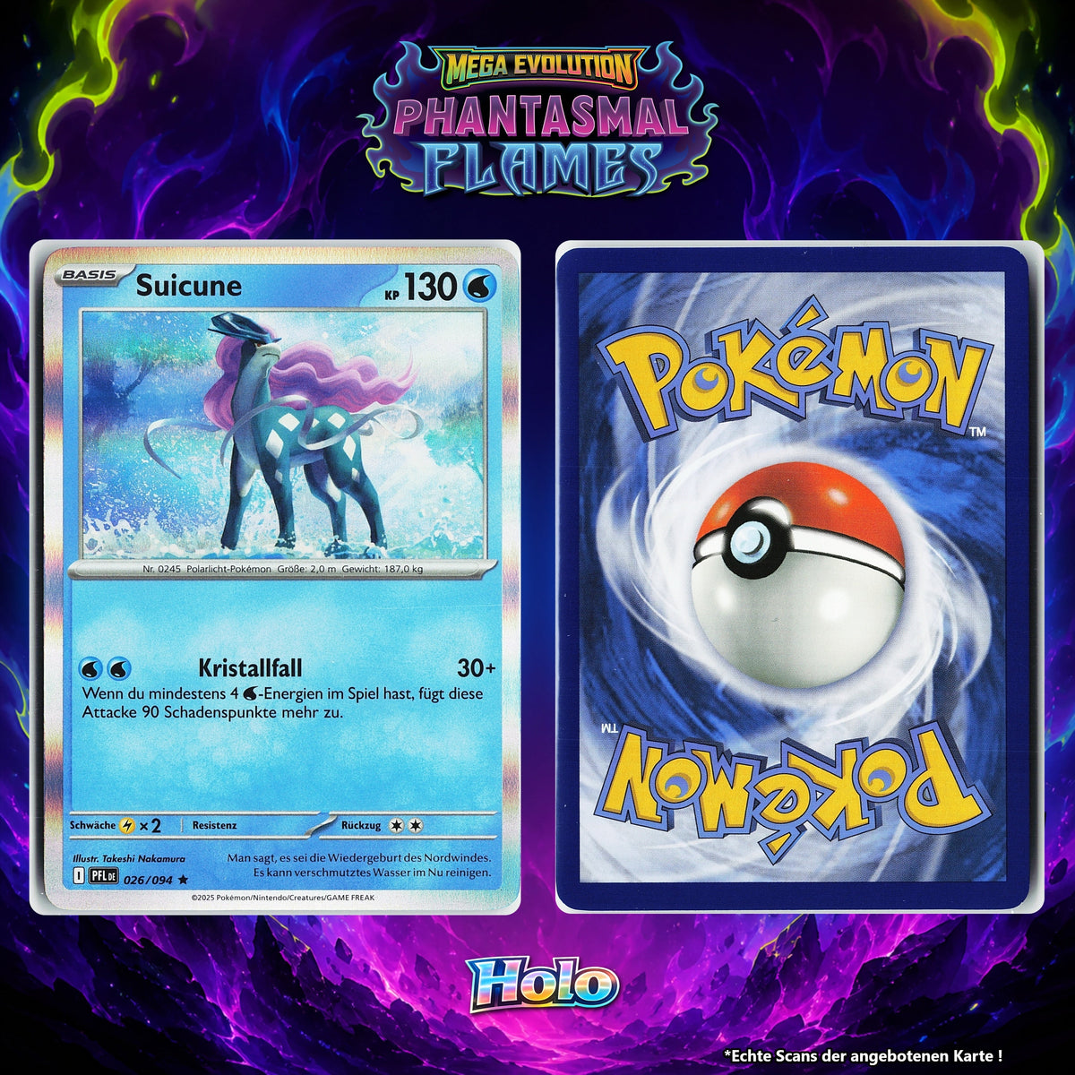 Suicune Holo PFL 26/94