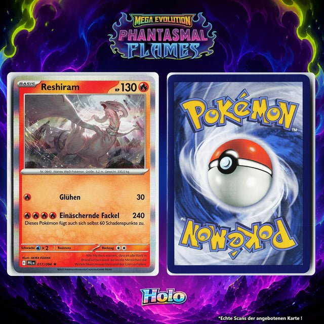 Reshiram Holo PFL 17/94