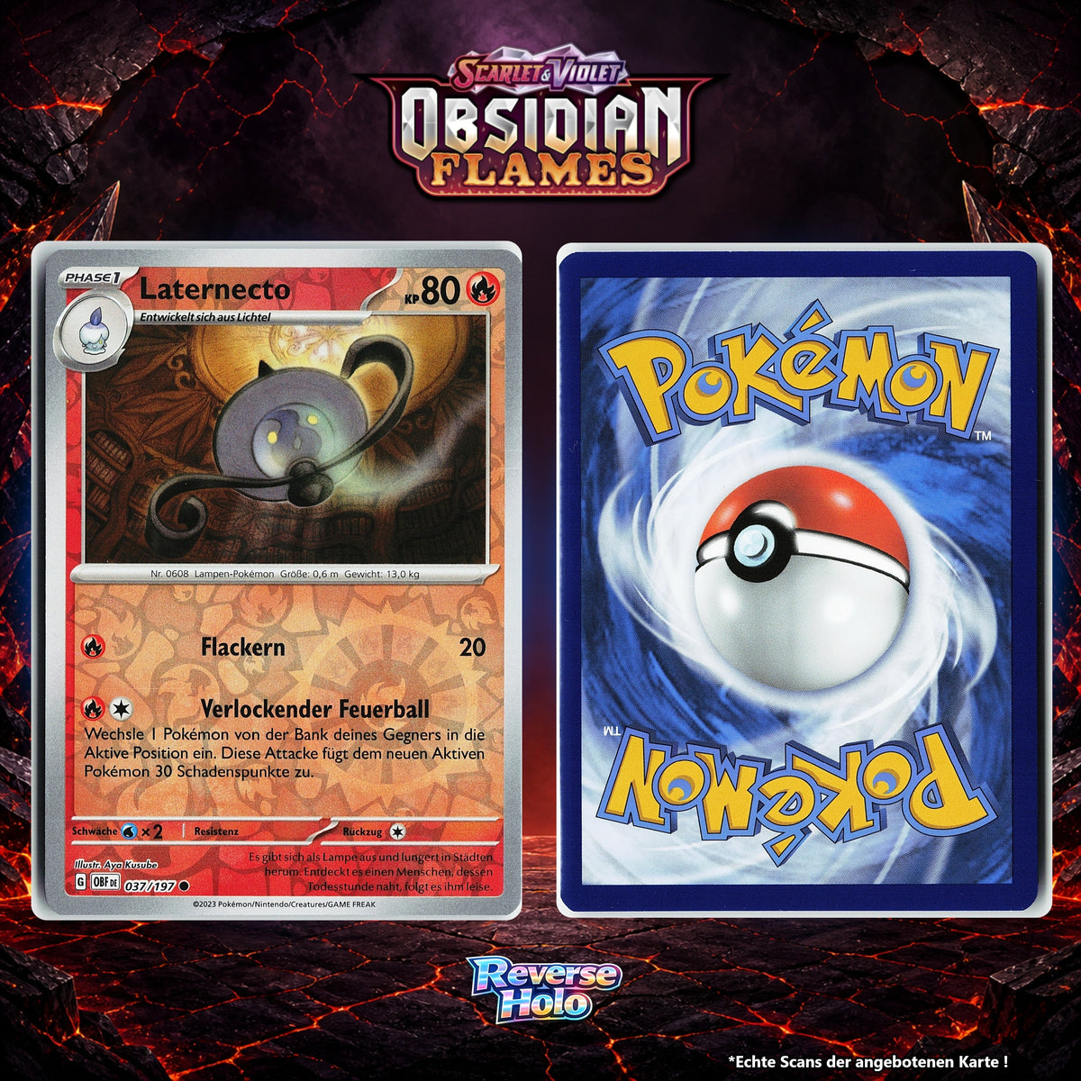 Laternecto Reverse Holo Energy-Pattern OBF 37/197