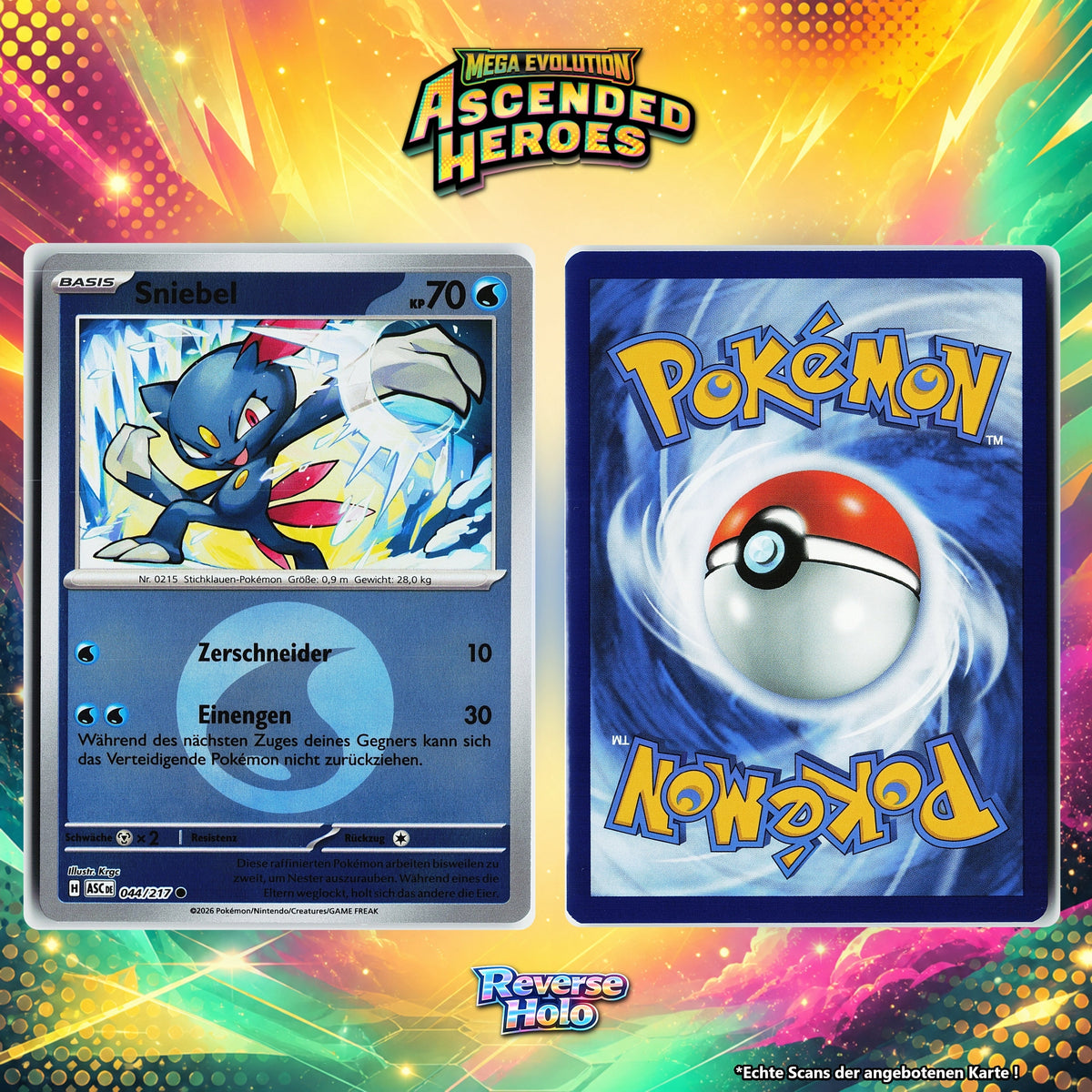 Sniebel Reverse Holo Energy-Pattern ASC 44/217