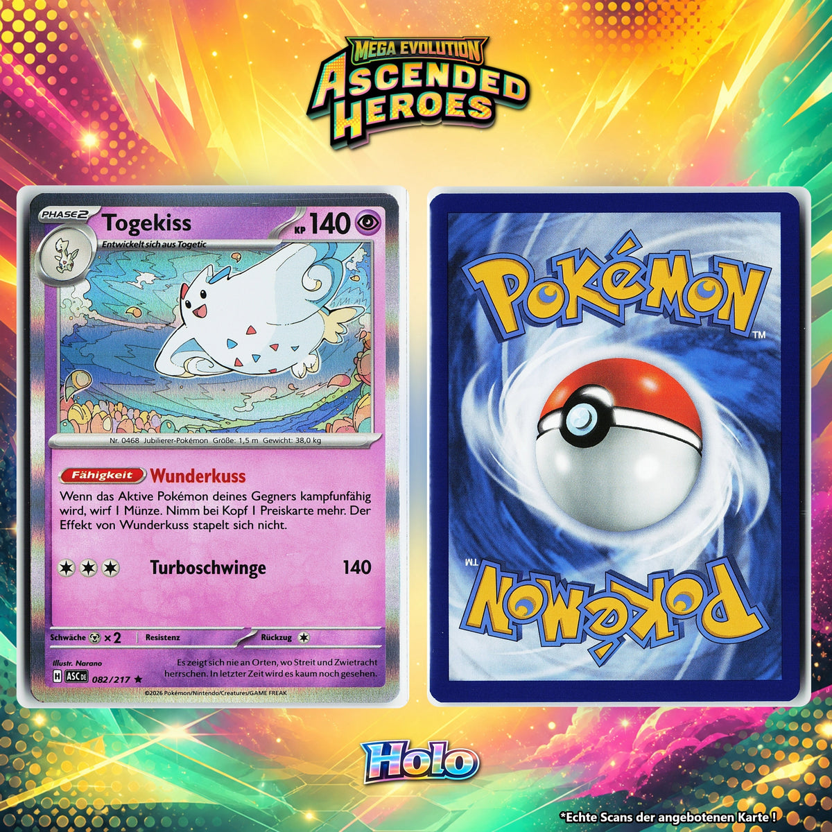 Togekiss Holo ASC 82/217