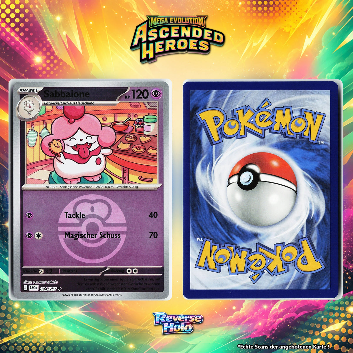 Sabbaione Reverse Holo Pokeball ASC 94/217
