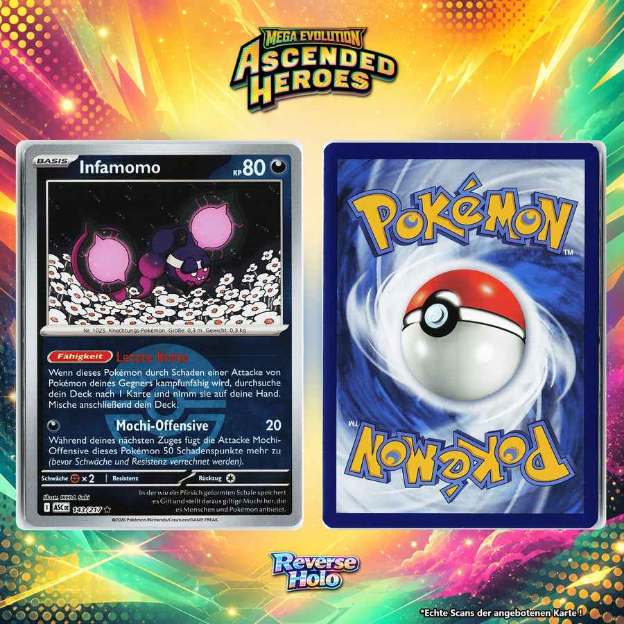 Infamomo Reverse Holo Pokeball ASC 143/217