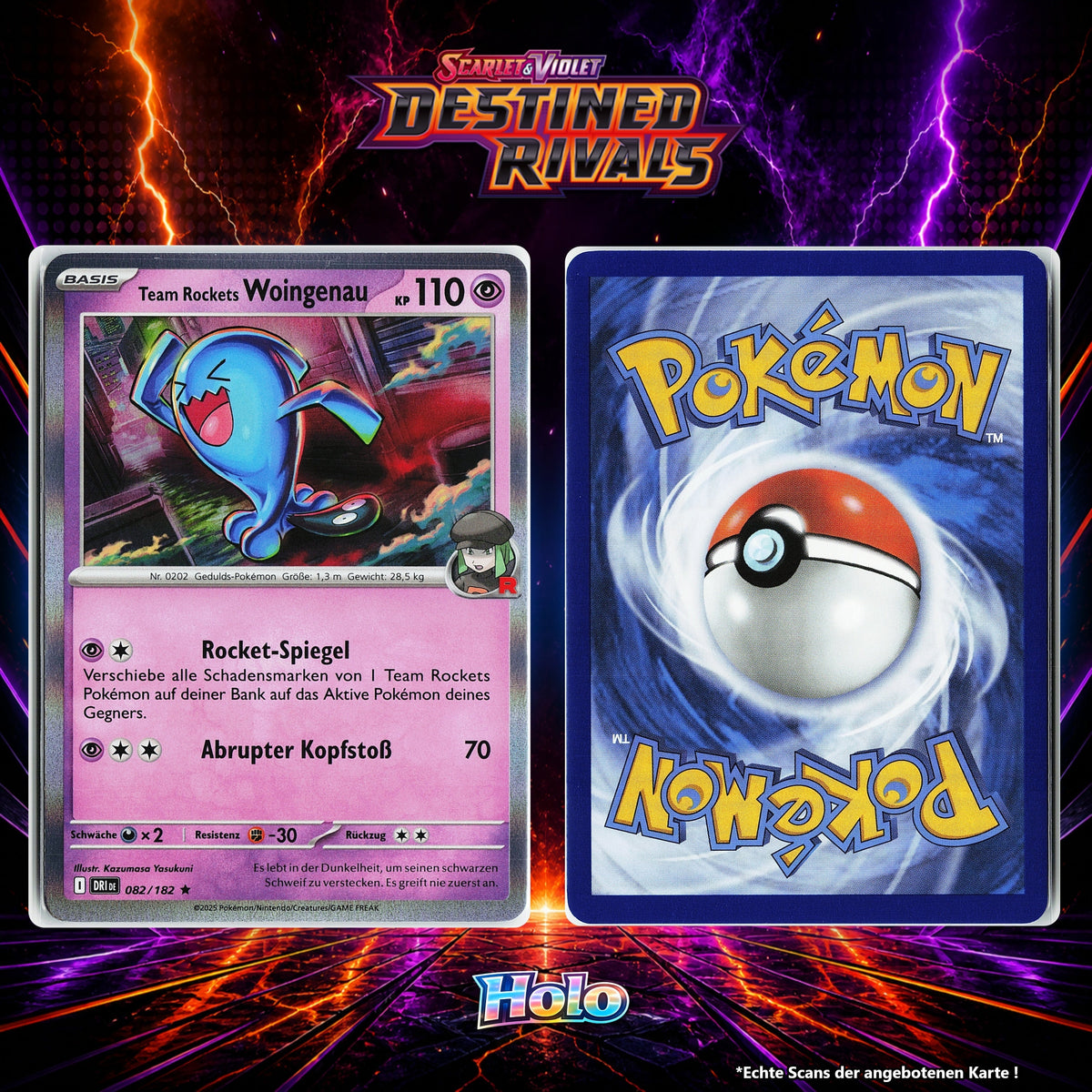Team Rockets Woingenau Holo DRI 82/182