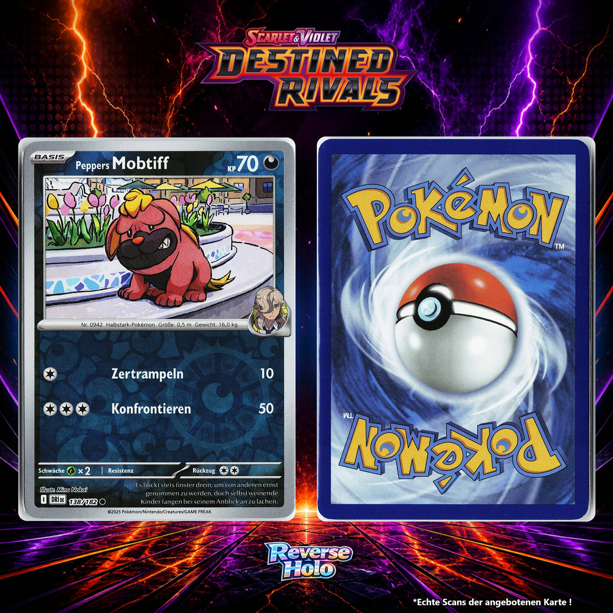 Peppers Mobtiff Reverse Holo Energy-Pattern DRI 138/182