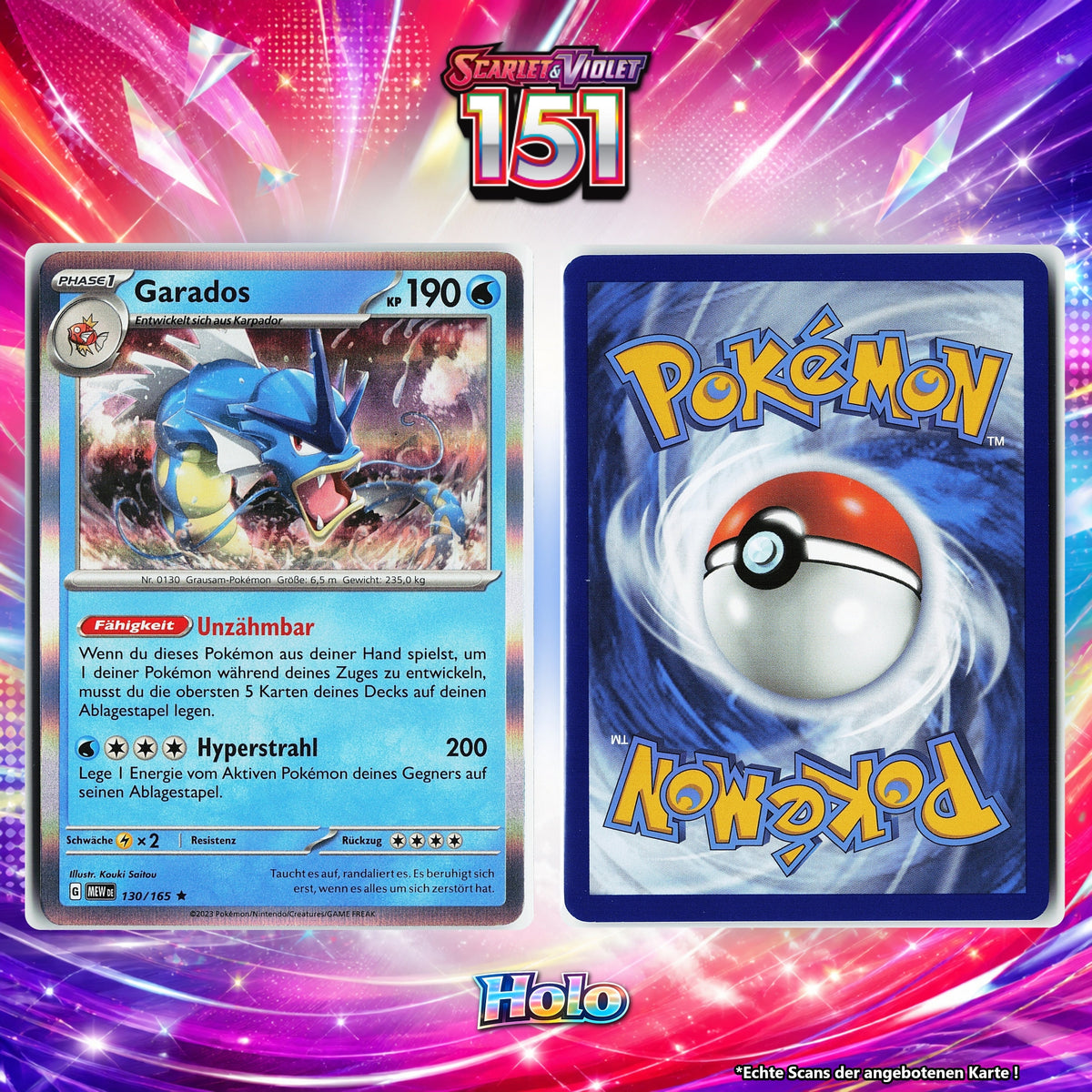 Garados Holo MEW 130/165