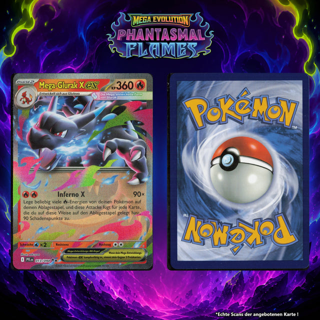 Mega Glurak X ex Normal PFL 13/94
