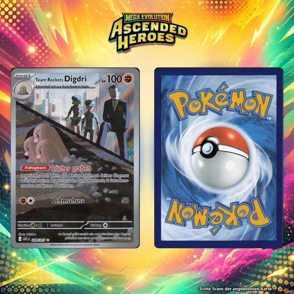 Team Rockets Digdri Normal ASC 239/217