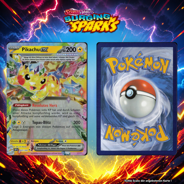 Pikachu ex Normal SSP 57/191