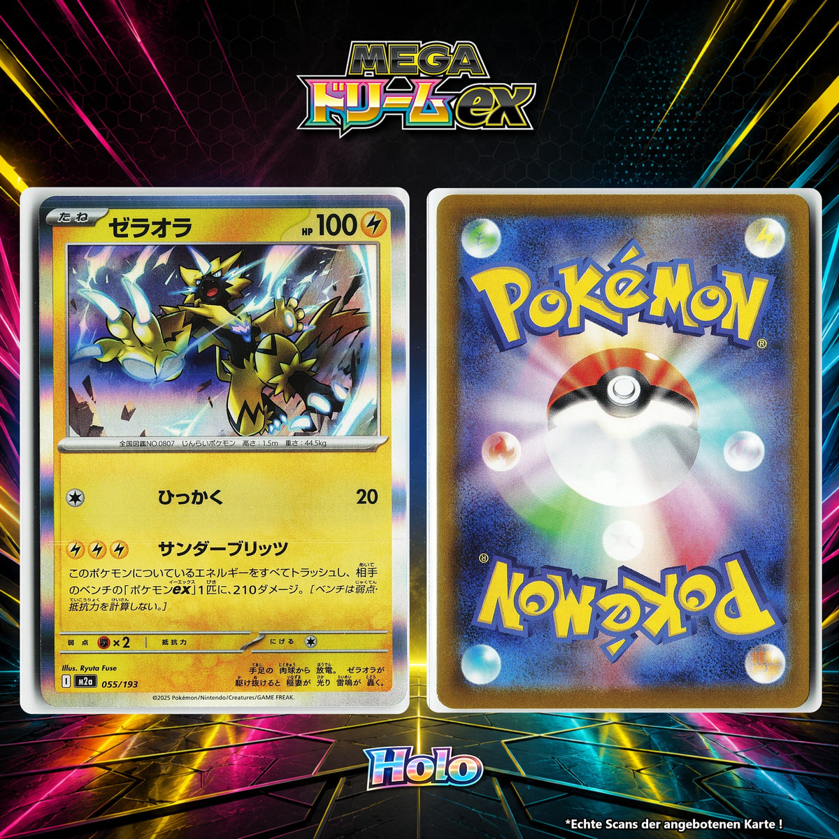 Zeraora Holo M2A 55/193