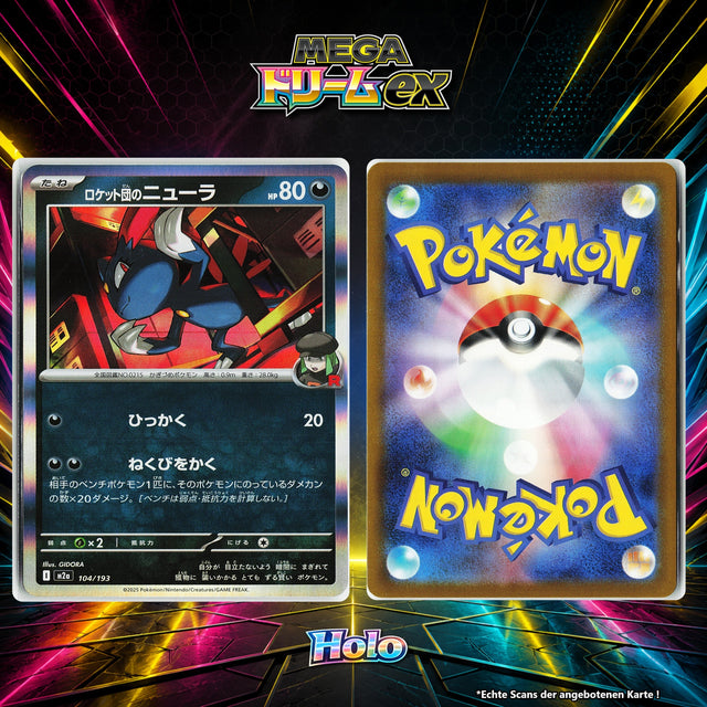 Team Rockets Sniebel Holo M2A 104/193