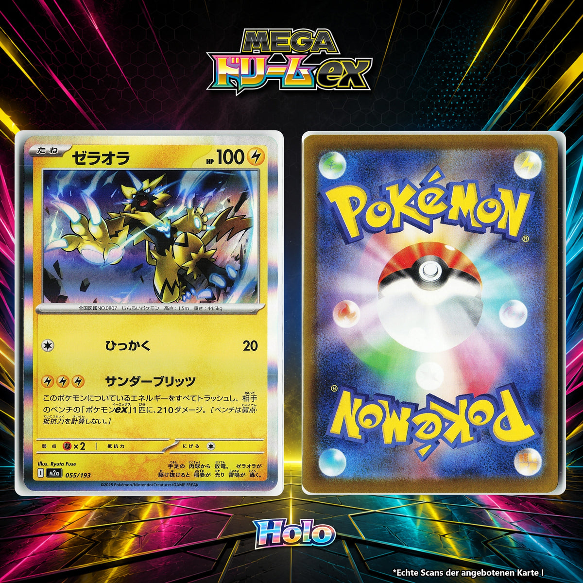 Zeraora Holo M2A 55/193