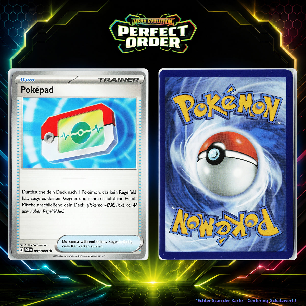 Poképad front
