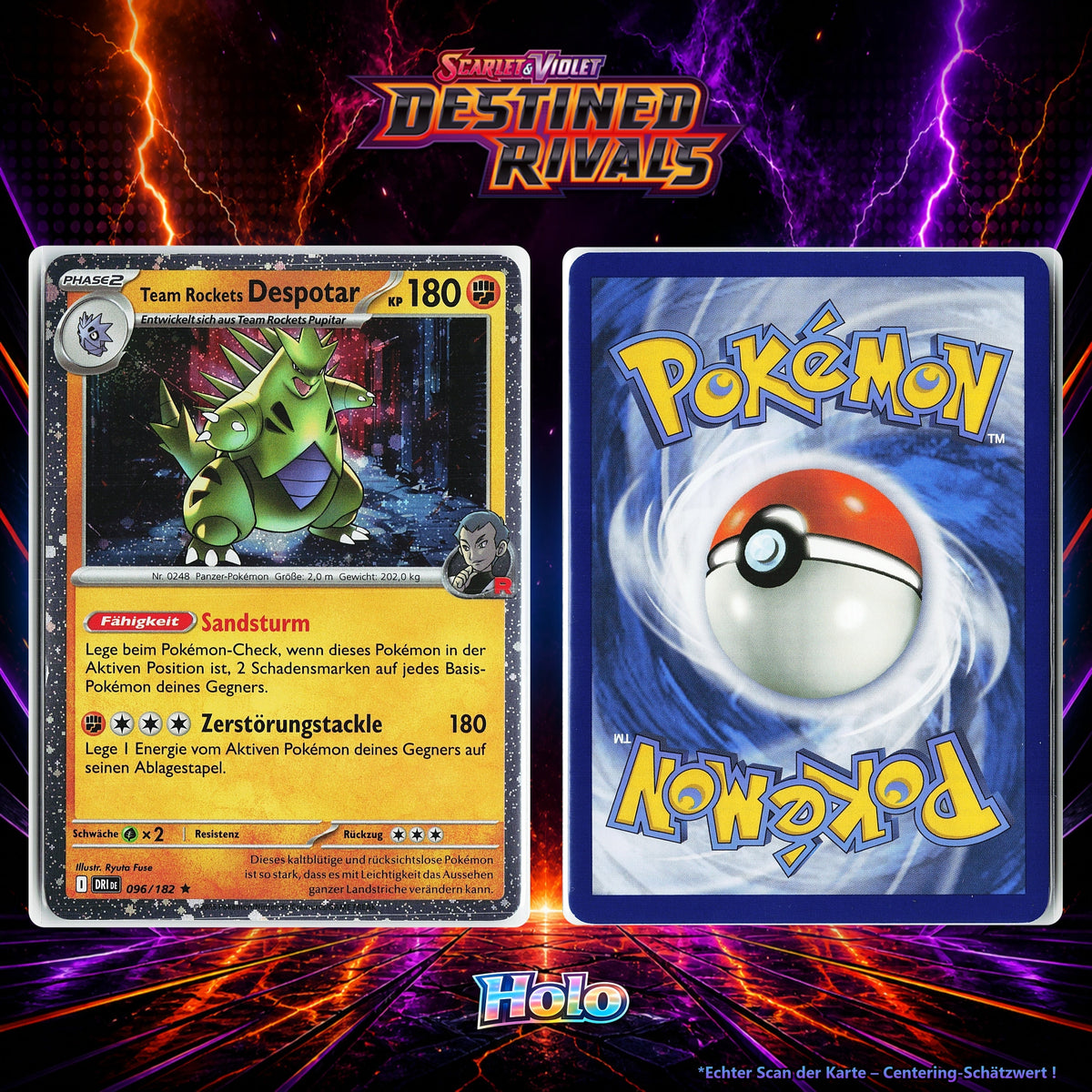 Team Rockets Despotar Holo Cosmos DRI 96/182