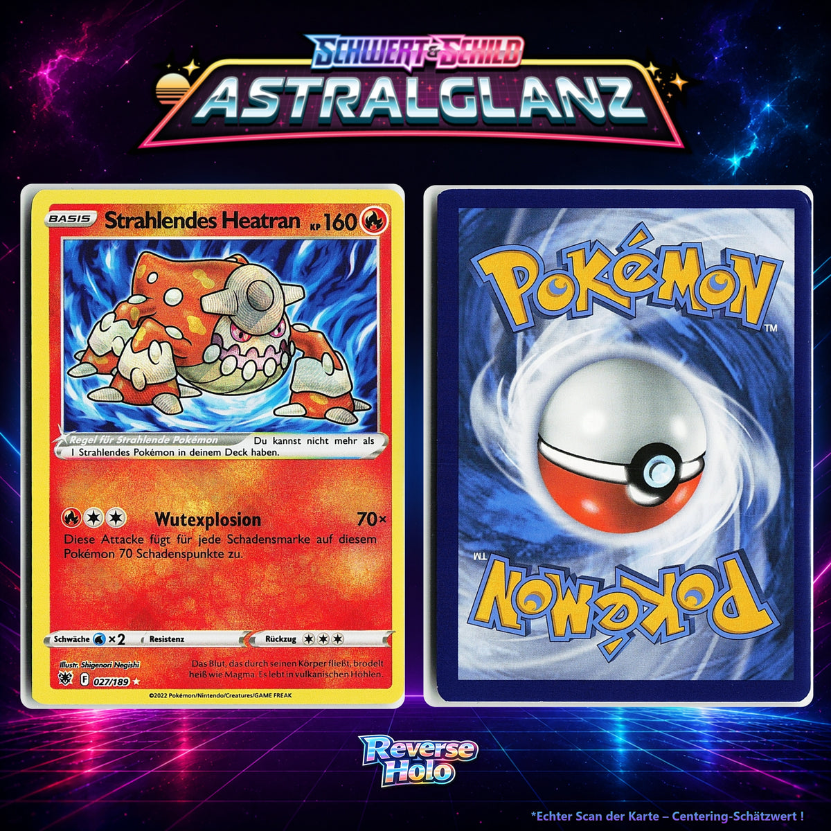 Strahlendes Heatran front