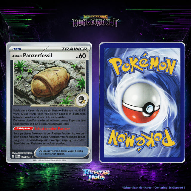 Antikes Panzerfossil front