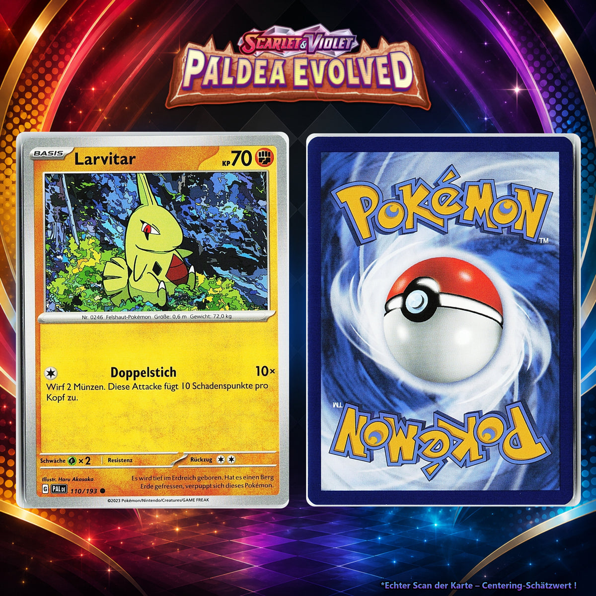 Larvitar front