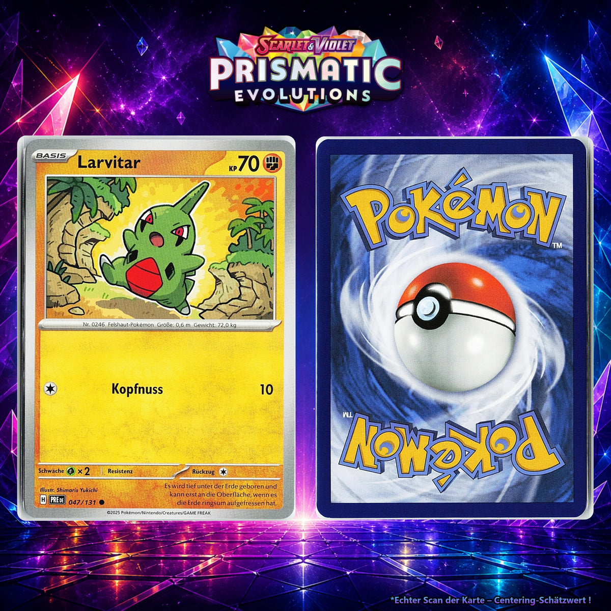 Larvitar front