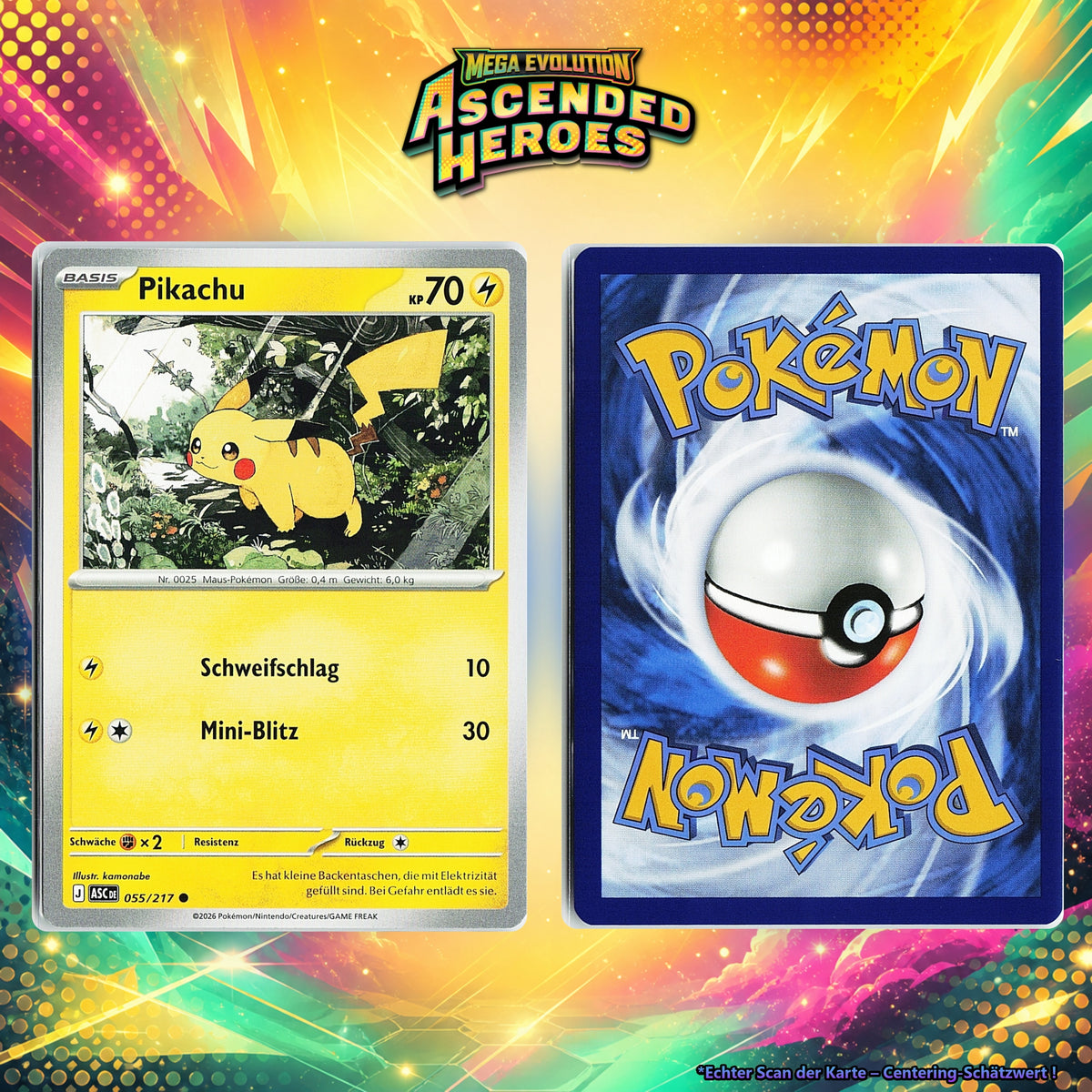 Pikachu front