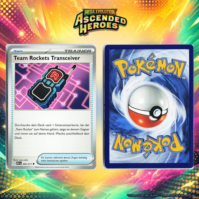 Team Rockets Transceiver front