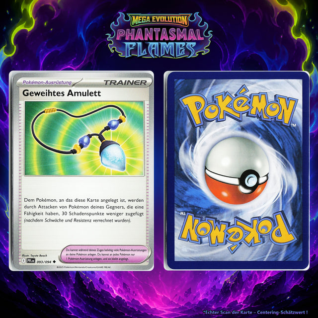 Geweihtes Amulett front
