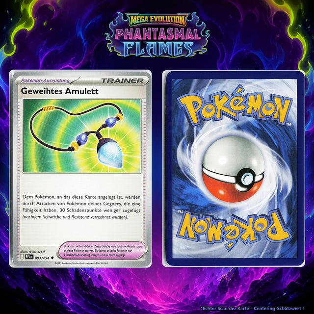 Geweihtes Amulett front