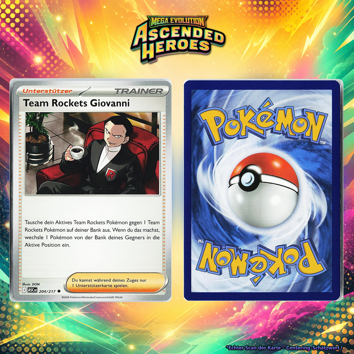 Team Rockets Giovanni front