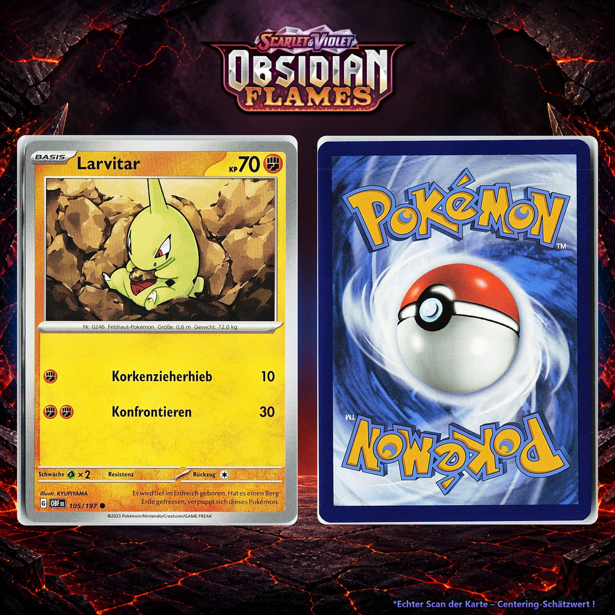 Larvitar front