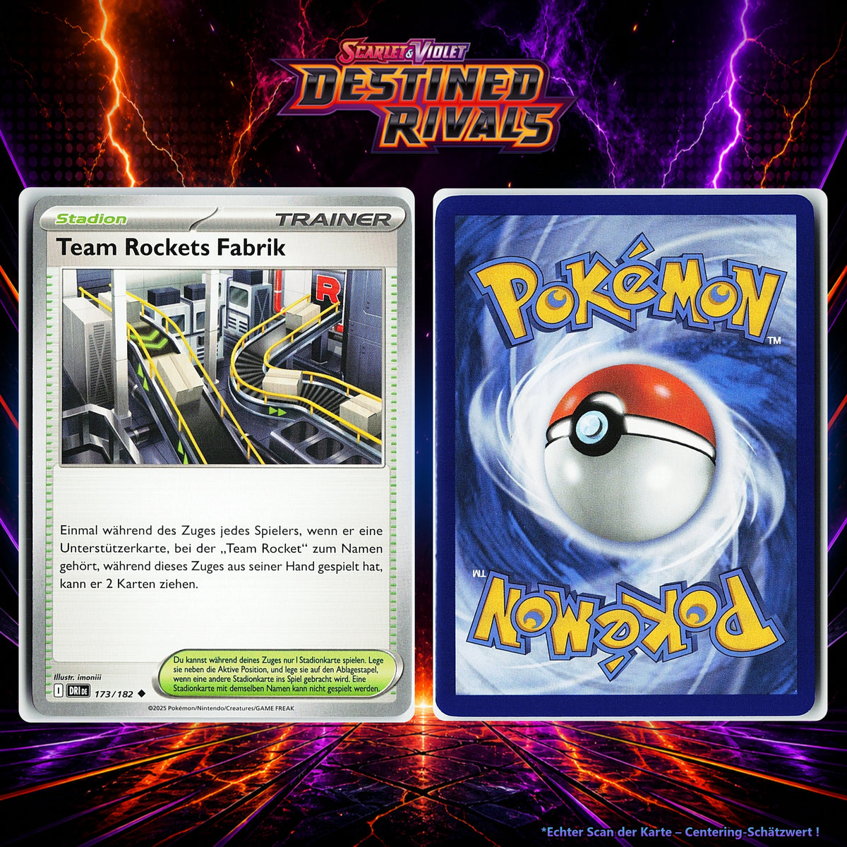 Team Rockets Fabrik front