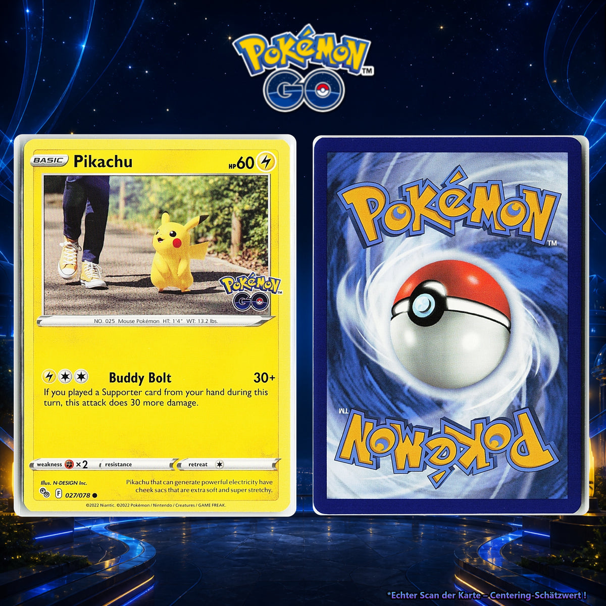 Pikachu front