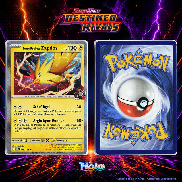 Team Rockets Zapdos front