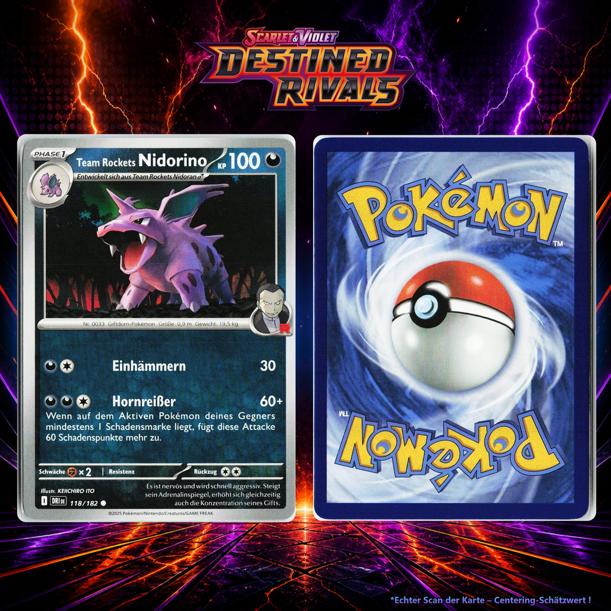 Team Rockets Nidorino front