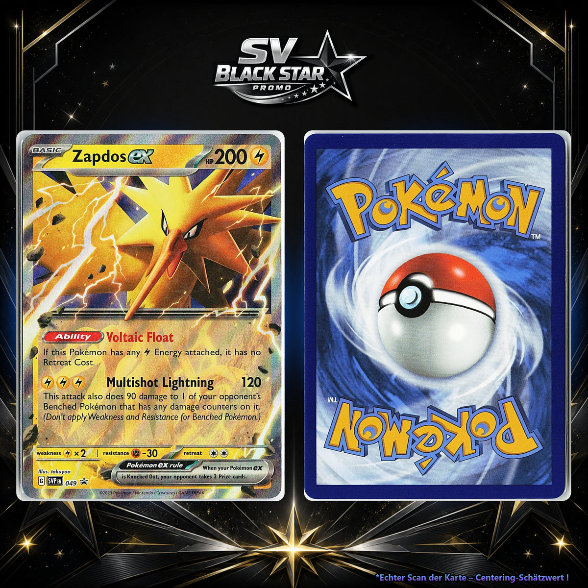 Zapdos ex front