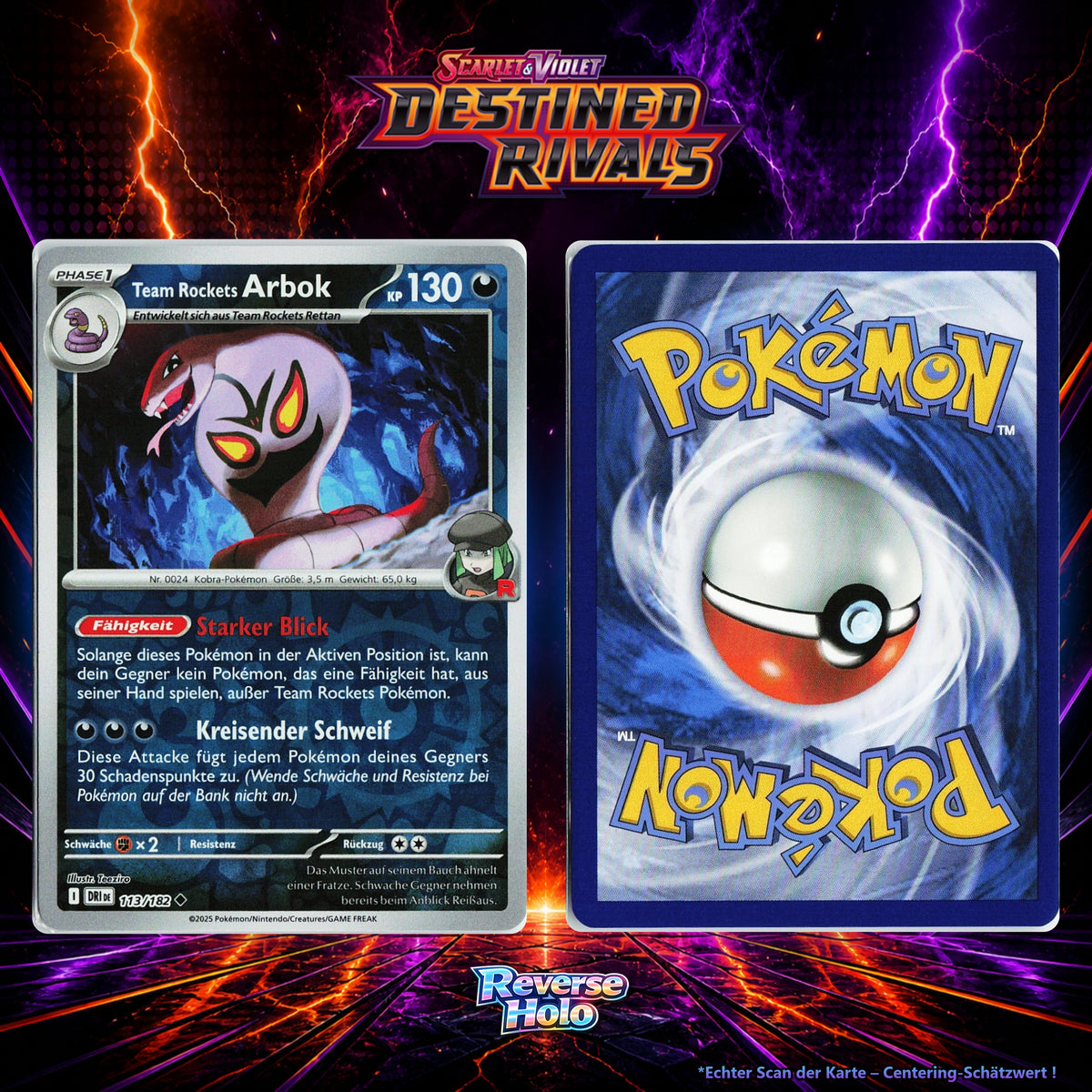 Team Rockets Arbok front