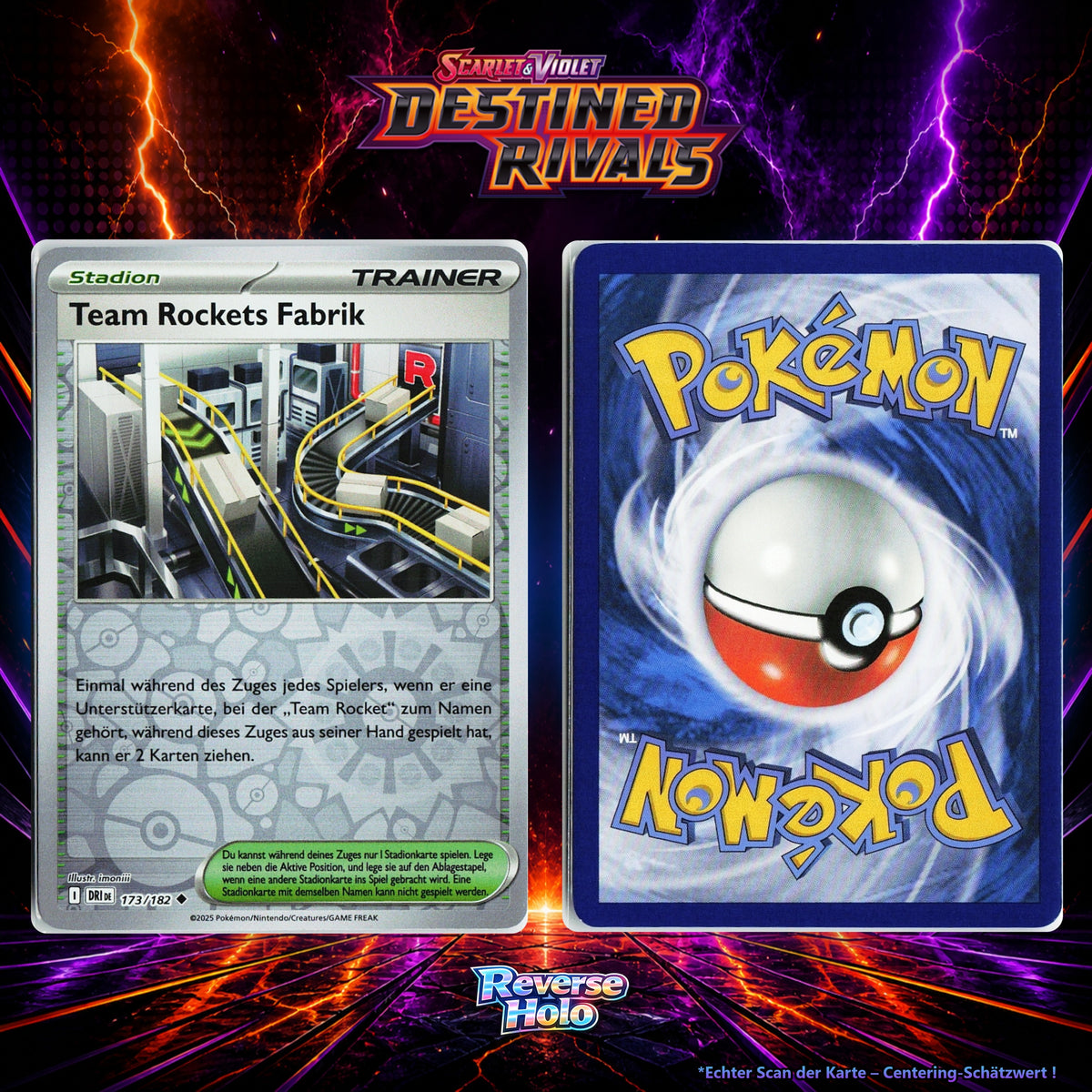 Team Rockets Fabrik front