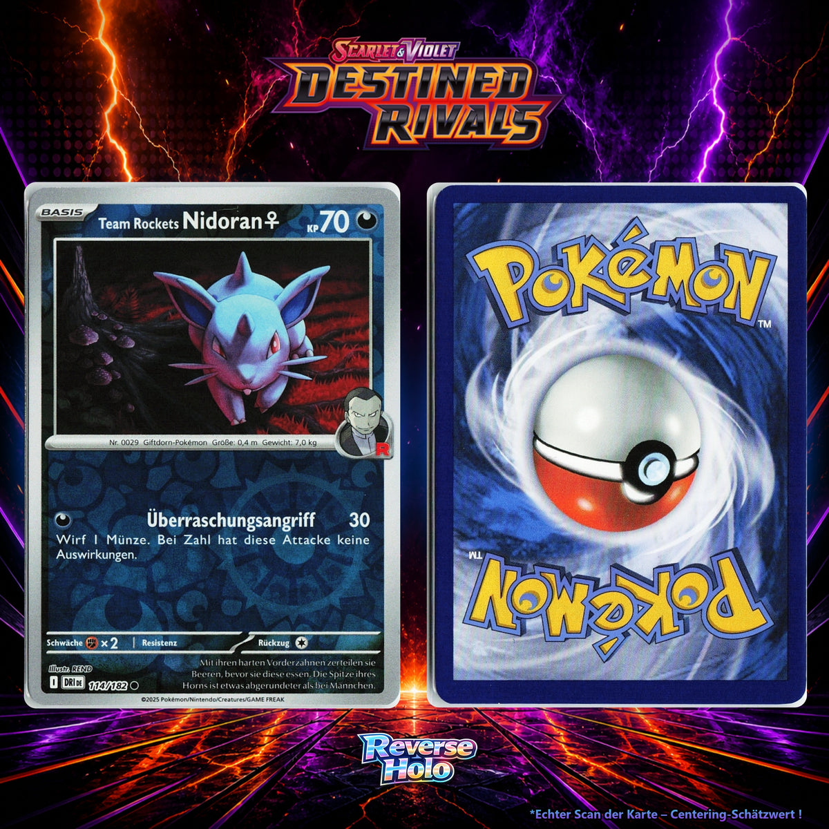 Team Rockets Nidoran♀ front