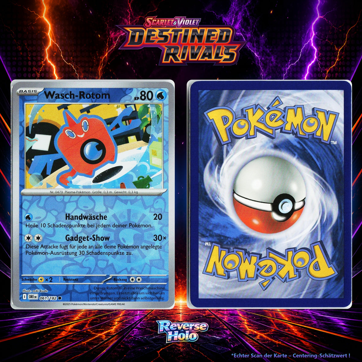 Wasch-Rotom front