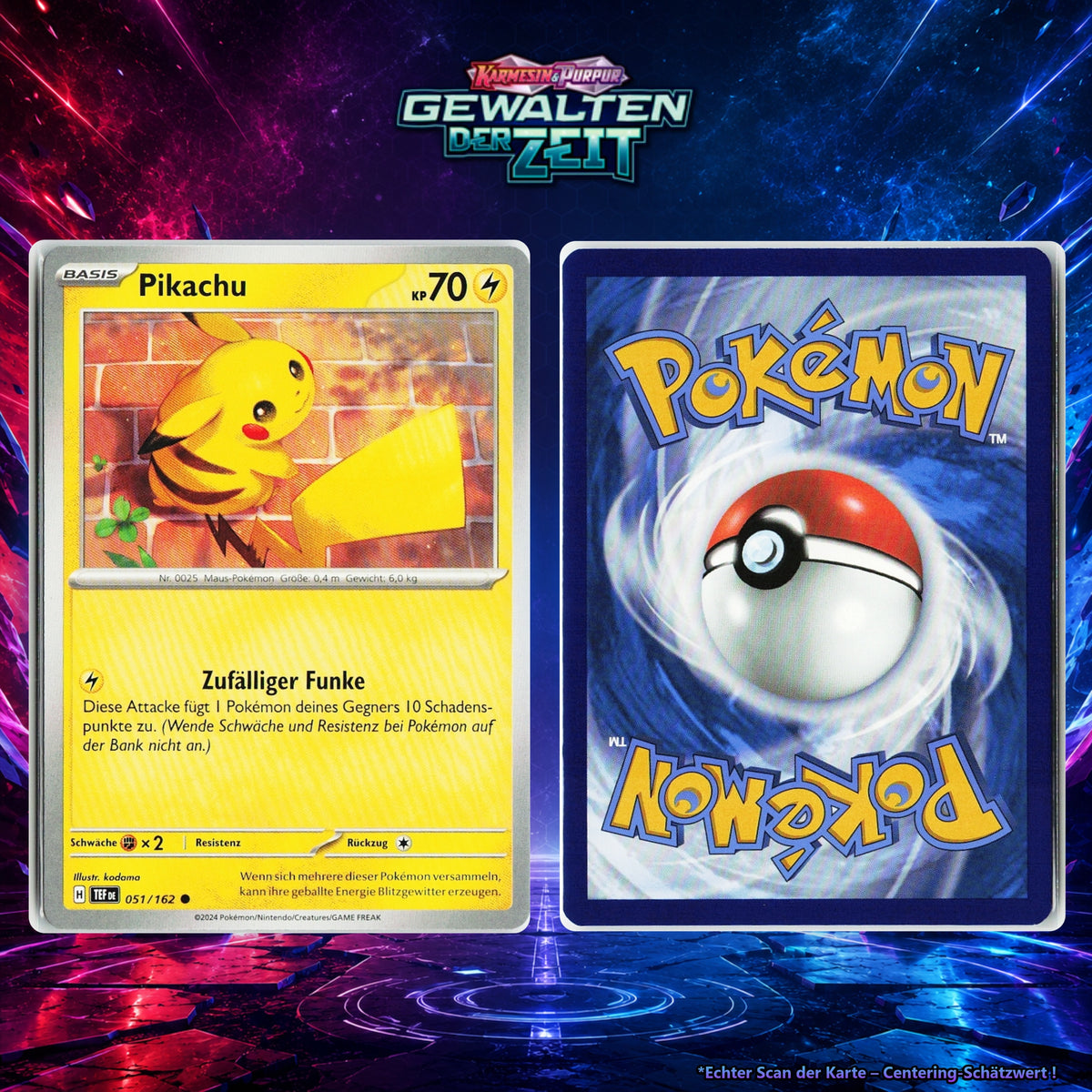 Pikachu front