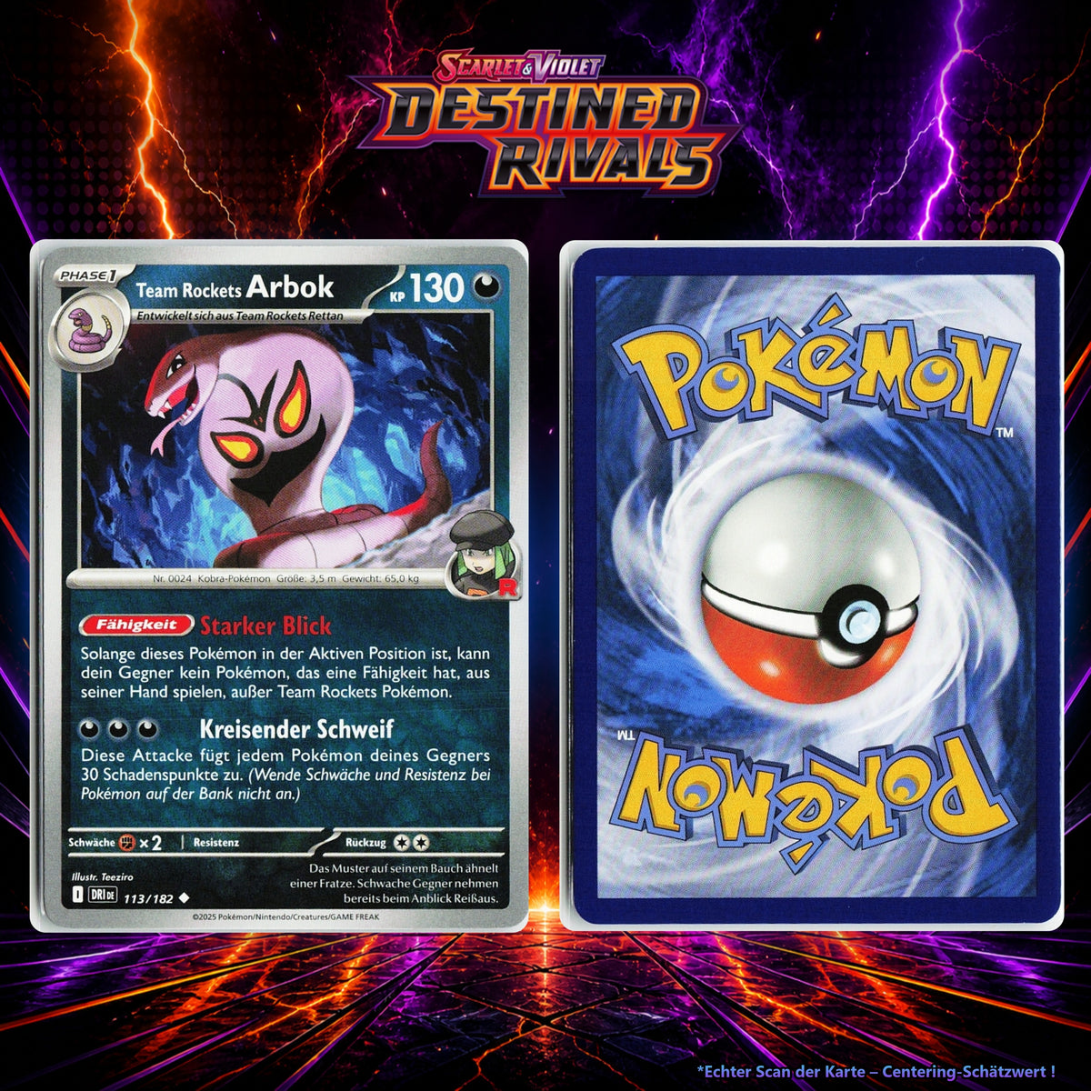 Team Rockets Arbok front