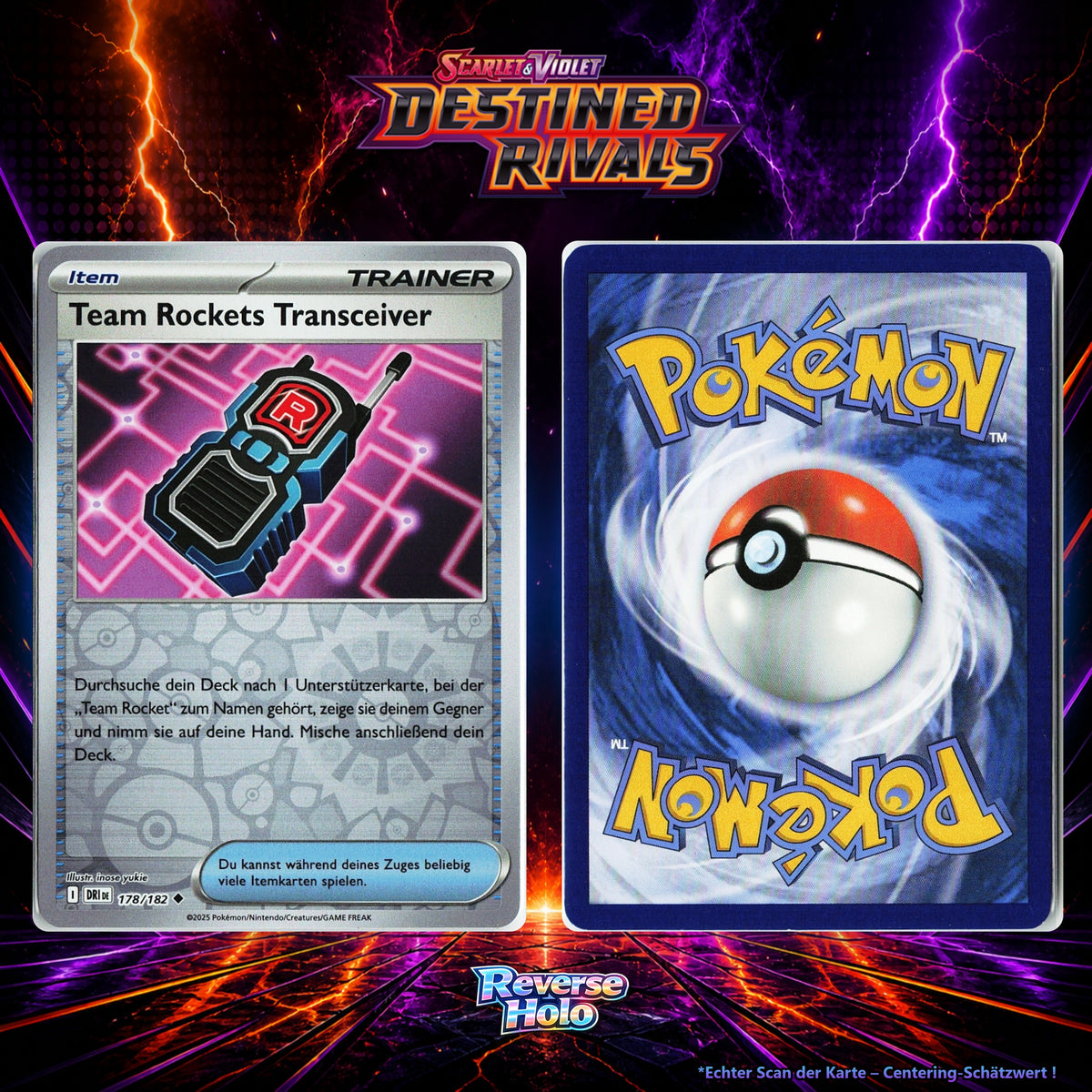 Team Rockets Transceiver front