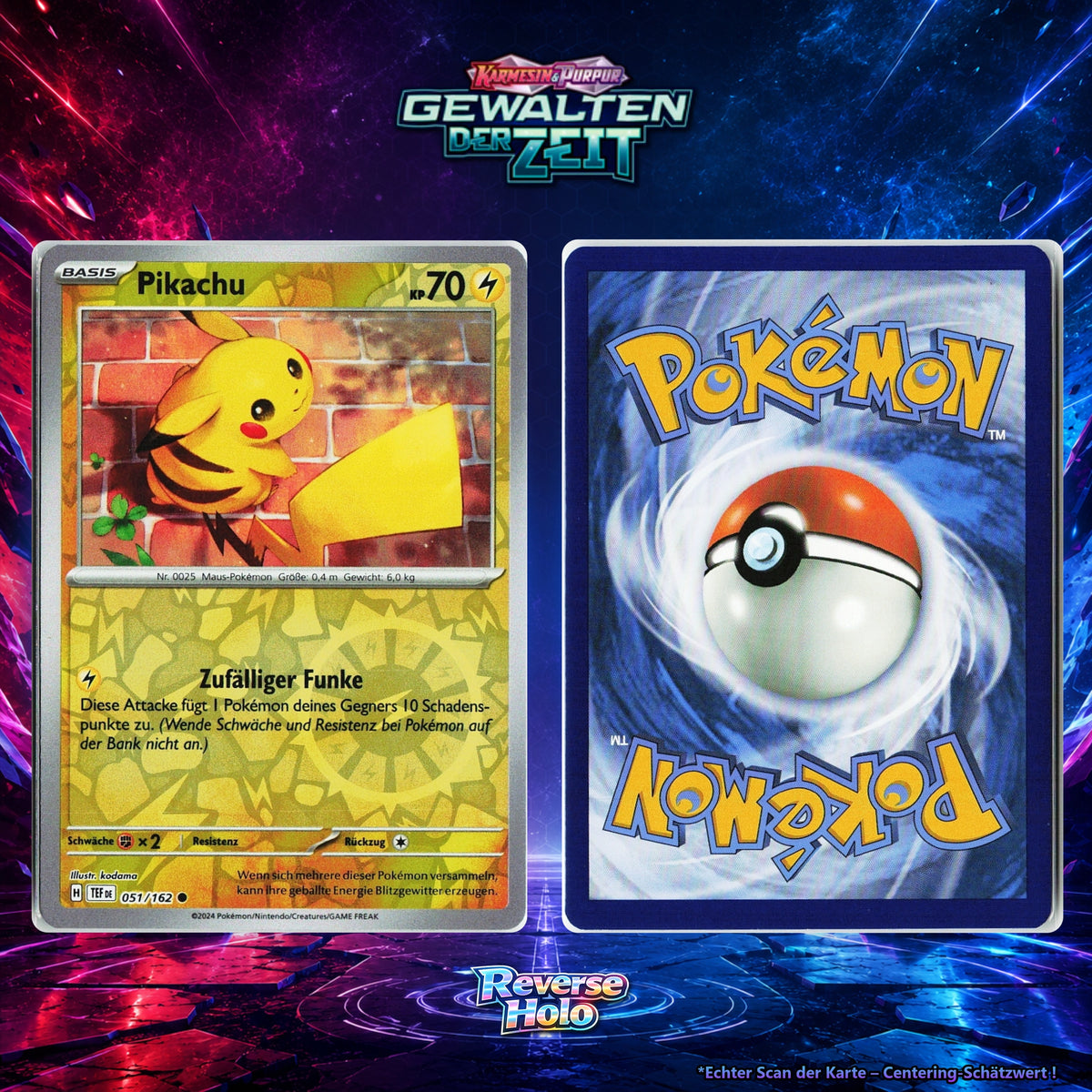 Pikachu front