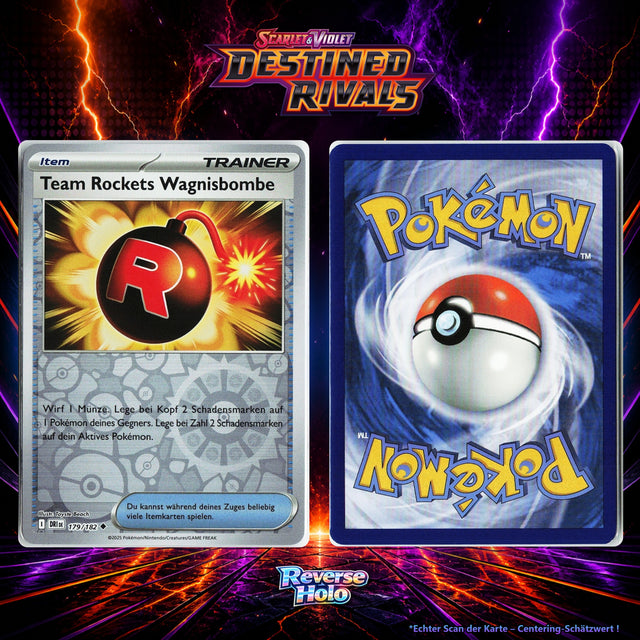 Team Rockets Wagnisbombe front